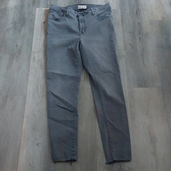 Madewell 10" High Rise Skinny Jeans Washed black Wash Women’s Size 31 - Picture 4 of 8